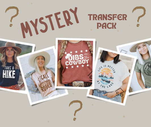 Screen Print Transfer Mystery Pack - 15 Transfers